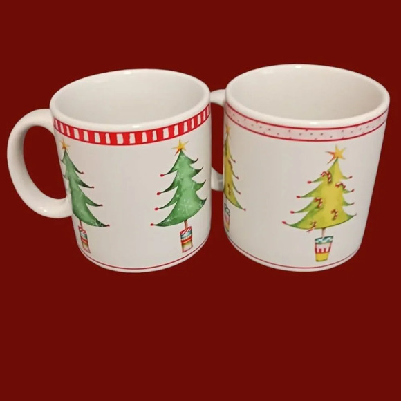 Oneida Jubilee set of 6 Stoneware Salad/Dessert Plates & Mugs - Picture 2 of 7